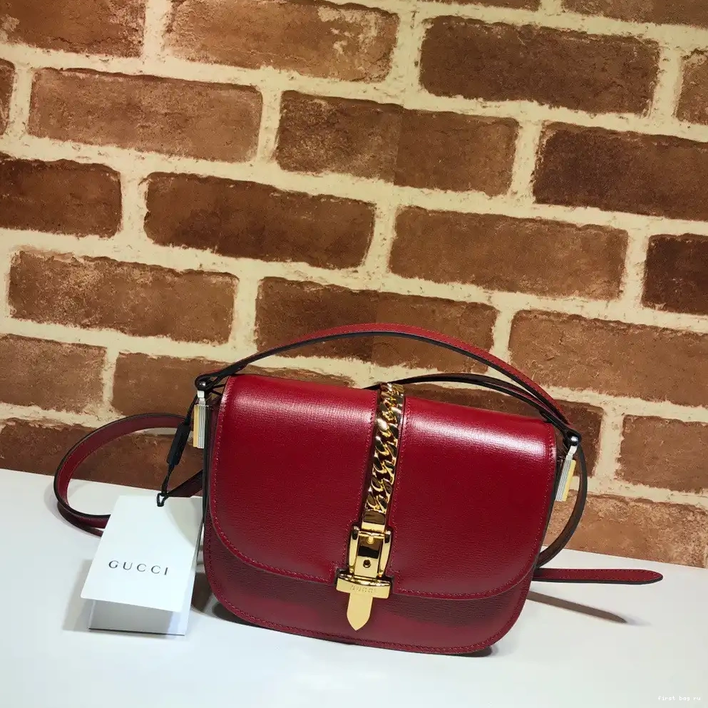 First bag ru 1969 shoulder Sylvie bag GUCCI mini 0630